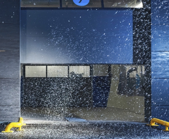 Панорамные ворота AluTherm в Михайловске