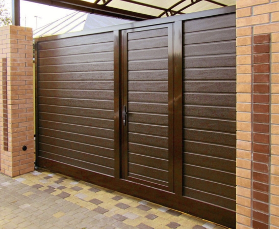 Ворота с калиткой в Михайловске