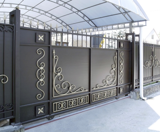 Металлические ворота в Михайловске