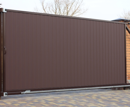 Откатные ворота в Михайловске